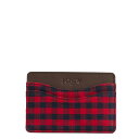 ジェイクルー J.Crew メンズ Men's カードケース Fabric Card Holder ブルー レッド Blue Red Rock