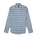 ジェイクルー ジェイクルー J.Crew メンズ Men’s 長袖 シャツ スリムフィット Performance Twill Shirt in Plaid ブルー ネイビー