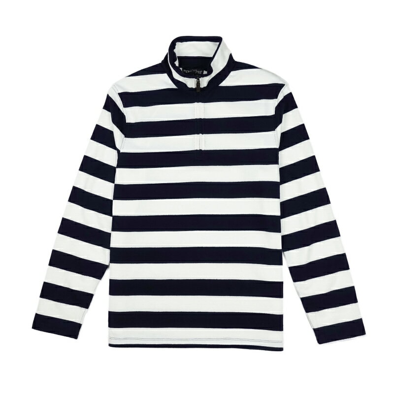 ジェイクルー マーカンタイル J.Crew Mercantileメンズ Men's ハーフジップ プルオーバー Sueded Cotton Jersey Harf Zip Pullover ネイビー Navy