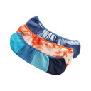 ジェイクルー J.crew メンズ Men's 靴下 ソックス 3組セット No-show Socks 3-pack フットカバー ノーショー オレンジ タイダイ マルチカラー(4)