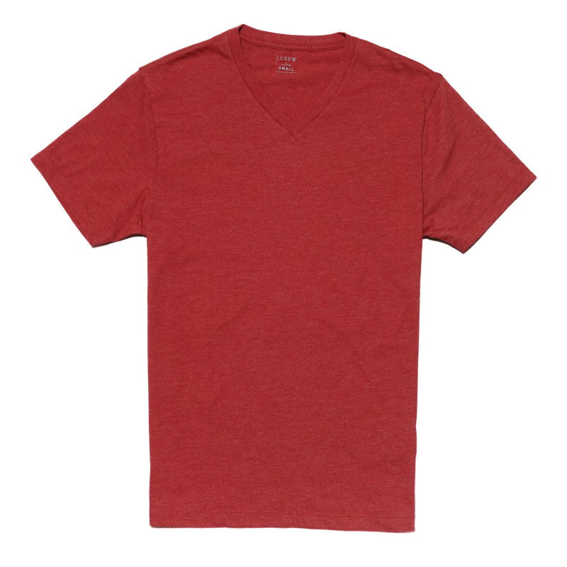 ジェイクルー J.Crew 半袖Tシャツ Heathered V-neck T-shirt セイラー レッド Sailor Red