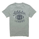 ジェイクルー J.Crew メンズ Mens 半袖 Tシャツ Football Graphic T-shirt ヘザー クローム Heather Chrome