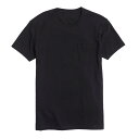 WFCN[ J.Crew Y Menfs  TVc Slim Washed Jersey Pocket Tee ubN Black