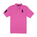 ポロラルフローレン POLO RALPH LAUREN ボーイズ BOYS 半袖 ポロシャツ ビッグポニーBig Pony Cotton Mesh Polo Shirt マウイピンク