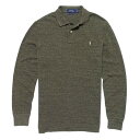 ポロ ラルフローレン POLO RALPH LAUREN メンズ Men 039 s 長袖 ポロシャツ Classic Fit Mesh Polo グレー ヘザー Grey Heather