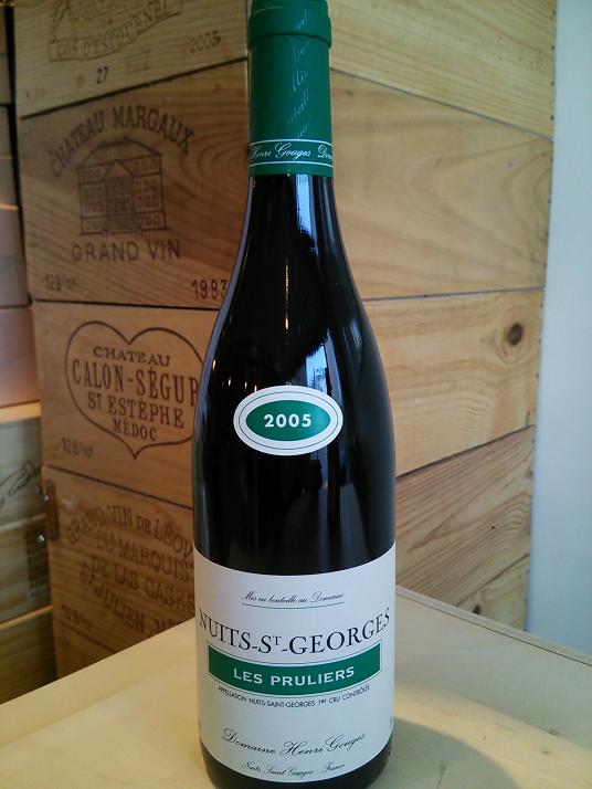 ニュイ・サン・ジョルジュ・レ・プリュリエ 2005アンリ・グージュNuits Saint Georges les Pruliers 2005Henri Gouges