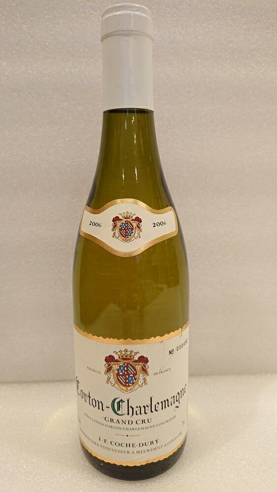 コルトン・シャルルマーニュ 2006コシュ・デュリCorton Charlemagne 2006Coche Dury新入荷ラベルに小さな傷あり