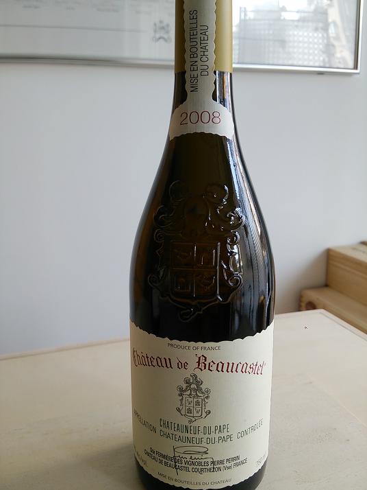 シャトーヌフ・デュ・パプ・ブラン 2008ボーカステルChateauneuf du Pape Blanc 2008Beaucastel