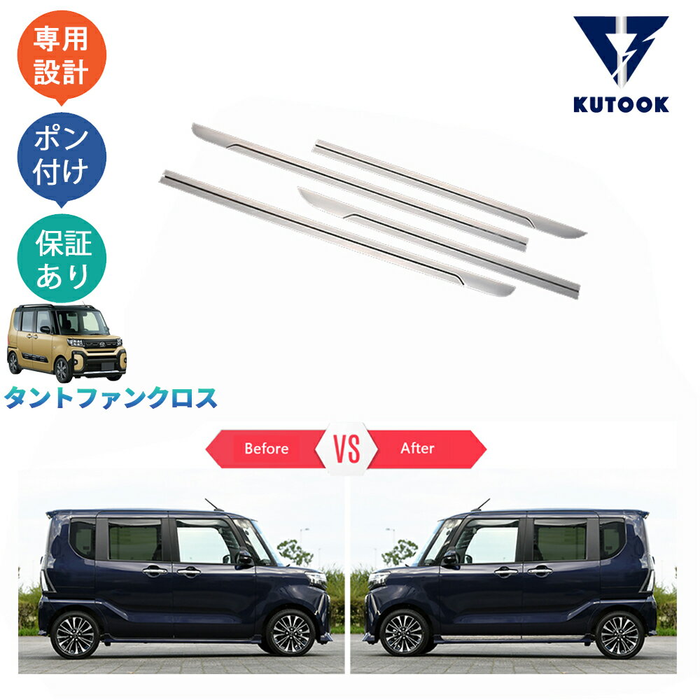 【買い物マラソン ポイント優待対象ストア 最大10倍 クーポン併用可 最大2,000円】 KUTOOK タントファンクロス 660 funcross パーツ サイドドアガーニッシュ ドアロアトリム