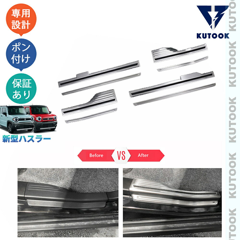 【全品P10倍(エントリー要)】【期限限定クーポン配布中】 KUTOOK ハスラー ハイブリッド タフワイル アクセサリー オシャレ ドレスアップ サイドステップガーニッシュ スカーフプレート
