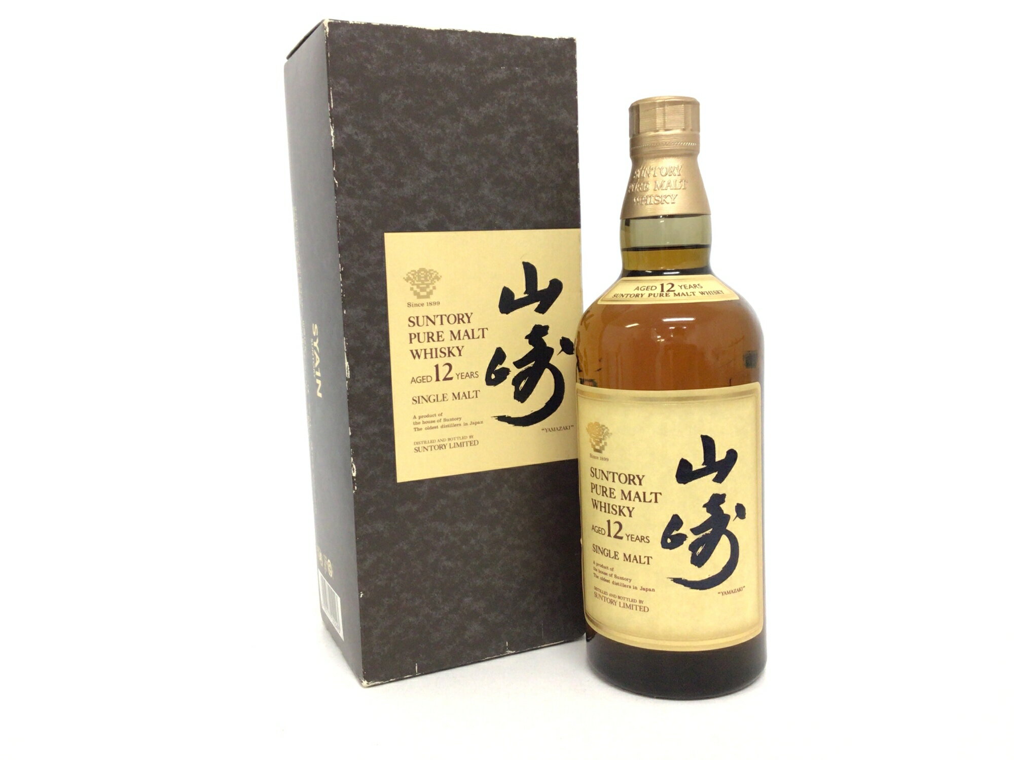 【東京都内配送限定】ウイスキー サントリー 山崎 12年 ピュアモルト 金花 750ml 重量番号:2 RW54