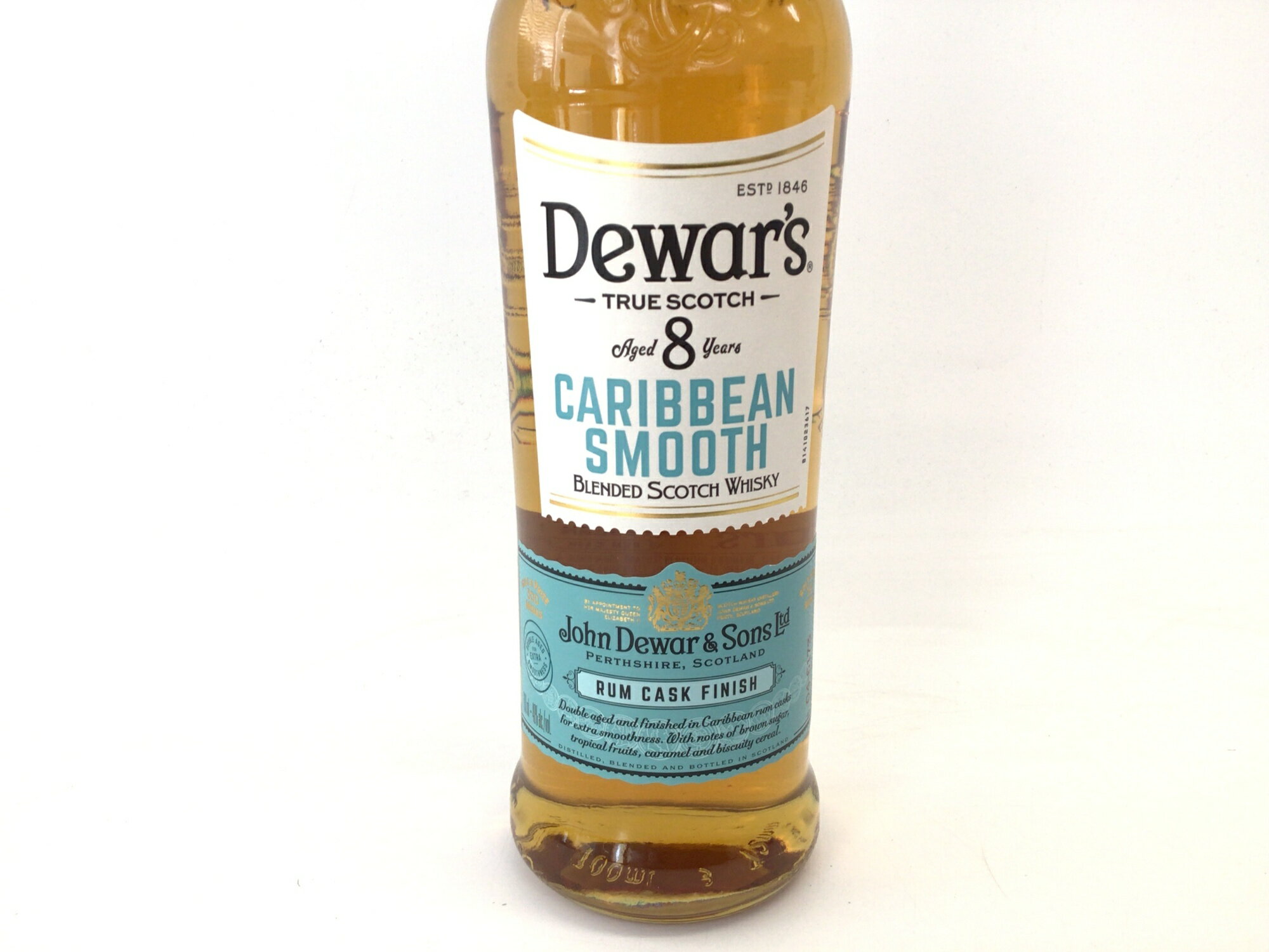 ウイスキー デュワーズ 8年 カリビアンスムース 700ml 40% 重量番号:2(112)