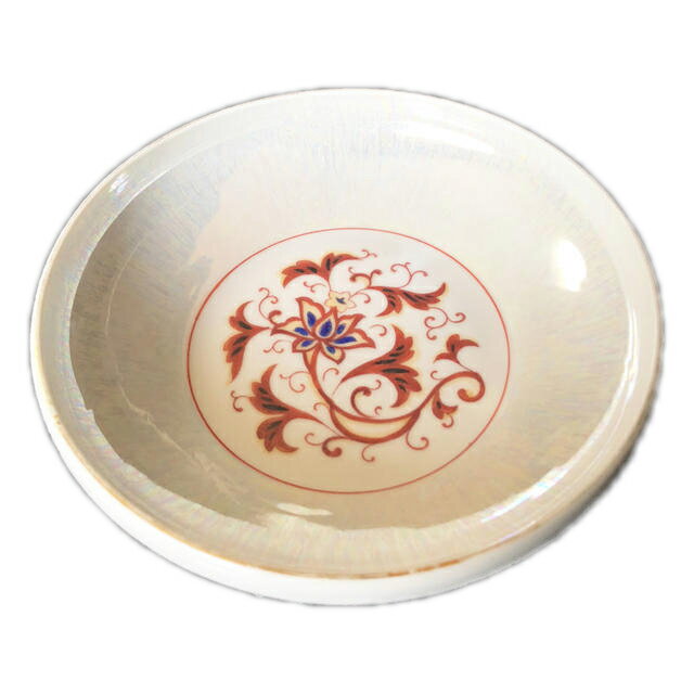 ☆【送料無料】SHOWA-TOJIKI 昭和硬質陶磁器 唐草文 鉢 ボウル☆【中古】【ヴィンテージ】コレクション【2018aw】