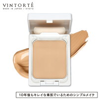 ＼期間限定10％ポイント還元／ VINTORTE ヴァントルテ ミネラルクリーミーファンデーション | パウダーファンデ 日本製 クレンジング不要 30代 40代 50代 ファンデーション 無添加 日焼け止め 日焼け対策 シミ予防 カバー力 保湿 ファンデ パウダーファンデーション