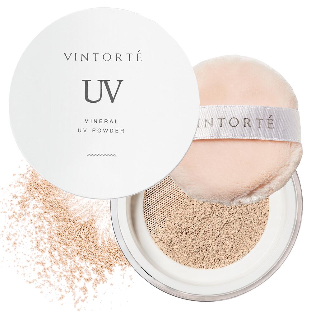 ヴァントルテ 日焼け止め パウダー VINTORTE ヴァントルテ SPF50+ PA++++ミネラルUVパウダー | ミネラルファンデーション ミネラルファンデ ファンデーション ベースメイク うるおい保湿 uvカット 化粧下地 スキンケア 日焼け止め 無添加 30代 40代 50代 クレンジング不要 日本製