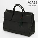《もれなく選べるWノベルティ》アカーテ ACATE ボストンバッグ OSTRO2-M オストロ2 Mサイズ メンズ ビジネスバッグ フラップトート レザー 本革...