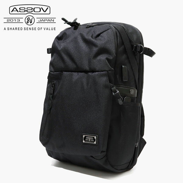 アッソブ リュック メンズ 《ポイント2倍 | もれなく選べるWノベルティ》アッソブ AS2OV バックパック CORDURA DOBBY 305D EXPANSION DAYPACK デイパック リュック ブラック 061421 BLACK | ブランド [正規取扱店]