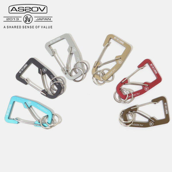 《ポイント最大46倍_スーパーSALE》アッソブ AS2OV カラビナ DOUBLE CARABINER ダブルカラビナ フック 各色 081703 | ブランド 