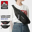 《10%OFFクーポン+ポイント10倍》ベンデイビス BEN DAVIS ボディバッグ LOGO TAPE WAISTBAG ロゴ テープ ウエストバッグ ミニ...