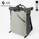 《ポイント10倍 | もれなく選べるWノベルティ》シー CIE バックパック VARIOUS ROLLTOP-01 ヴァリアス ロールトップ リュックサック 各色 021801 | ブランド 