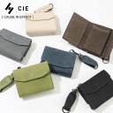 《ポイント10倍 | もれなく選べるWノベルティ》シー CIE 二つ折り財布 FOLK COMPACT MIDDLE WALLET フォーク コンパクト ミドル ウォレット CIE EXTRA シー エクストラ メンズ レディース レザー 各色 032255 | ブランド 