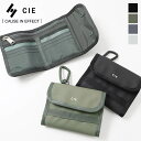 シー CIE 三つ折り財布 GRID3 MIDDLE WALET 01 グリッド3 ミドルウォレット メンズ レディース ミニ財布 カラビナ付き 日本製 032...