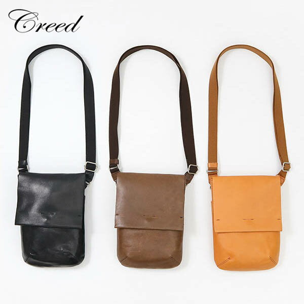 樂天商城 - クリード Creed ショルダーバッグ WAX VINTAGE フラップシンショルダー Sサイズ ミニバッグ メンズ レディース レザー 馬革 日本製 各色 371C782 | ブランド [正規取扱店]【ポイント10倍 | もれなく選べるノベルティ】