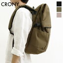 【キーワード】クルニ—×グレコ CRONY.×GRECO バックパック リュックサック リュック デイパック ビジネスリュック ビジネスバッグ 通勤バッグ 通勤カバン バッグ かばん 20代 30代 40代 50代 通勤 通学 旅行 海外旅行 国内旅行 ファッション 人気 ギフト ラッピング プレゼント 誕生日 記念日 贈り物 社会人 成人式 新生活 入学 卒業 お祝い 就職祝い 進学祝い クリスマス バレンタイン ホワイトデー 父の日 母の日 オシャレ ブランド トレンド 男性 女性CRONY.｜クルニ— 『親友のように掛け替えのない、長く付き合える物』をコンセプトに2021年の秋冬からスタートしたライフスタイルグッズのブランドです。 ブランドディレクターは約18年間、雑貨のセレクトショップに勤務し、チーフバイヤー・ディレクターを経て2021年より独立し【CRONY.】を立ち上げました。 シンプルでベーシックなデザインながら、素材感を最大限に活かしたモノを製作しています。 男女問わず年齢問わず、使う人にとって『持っていることが当たり前の物』となれるようなライフスタイルグッズを世に送り出していきます。 CRONY.×GRECORoll Backpack ロールバックパック Roll Backpackは奥行きがあり、ざっくりと荷物を入れるのに便利なリュックです。 背面左側には横からノートPCを収納できるスリーブがあります。 メイン収納へはロールを広げた状態でバッグの上部から、バッグ前面のサイドポケット脇にあるファスナーからアクセスが可能です。 ロール部分の巻き方によって色々な表情になるのも魅力的。 すぐに取り出したいものがあるときは前ファスナーから、荷物の整理などを行うときは上部のファスナーからといったように使い分けると良いかもしれません。 キャンプなどのアウトドアシーンでも使いやすく、普段使いから旅行までマルチに活躍してくれるリュックになっています。 01. 『GRECO』とのコラボシリーズ 02. 充実の収納スペース COLOR VARIATION 商品情報 ■商品情報 ブランド： CRONY. / クルニ— 品番 ： CRGR-04 サイズ： 約 H50×W30×D18 cm 重さ ： 約 800 g 仕様 ： 【外側】ファスナー×1、ファスナーポケット×1（内側：ベルクロポケット×2）【背面】ファスナー×1 素材 ： ポリエステル 生産国： 中国 付属品： シリーズ： CRONY.×GERCO / クルニ—×グレコ ■カラー ブラック ： CRGR-04 BLACK（10） カーキ ： CRGR-04 KHAKI（65） アイボリー ： CRGR-04 IVORY（03） ※製品画像はお客様の閲覧環境により、実物の色と異なって見える場合があります。 シリーズ ■CRONY.×GRECO サトウキビ由来の原材料で作られるクッション材『GRECO』とのコラボシリーズがついに登場。 マットレスや枕などで使用されている、網状の繊維素材をショルダー部分に搭載したことで、肩にかかる圧を分散させる効果があり長時間使用していても肩に掛かる負荷を軽減してくれるシリーズです。 また、ショルダーの裏側には滑り止め素材を採用しているので、なで肩だったり光沢のある洋服を着られた時でもずり落ちてこないように配慮しました。 通勤や通学時にノートPCとか書類、教科書に着替えなど重い荷物をリュックに入れて毎日のように持ち歩くことも多い昨今ですが、荷物を入れ過ぎて肩が痛くなったり肩が凝ったりするリュックユーザーの方におすすめです。 同じシリーズの商品を見る > 【購入前にご確認ください】 ・天然皮革を使用する製品につきましては多少の色むらや傷、シワがある場合がございます。 当店で良品と判断した商品のみを出荷しておりますので、色味や傷を理由とした返品はお客様事由とさせていただきます。 ・当店記載の製品特徴や製品仕様等の製品情報には、十分なチェックを行って記載させていただいておりますが、 不明瞭な点や間違え、メーカー都合による内容の変更がある場合がございます。 詳しい製品情報に関しましてはメーカーサイトにてご確認ください。 ・当店の男女表記・サイズ表記は当店独自のものとなります。 サイズは基本的に外寸サイズの表記となっておりますが、計測の関係上、若干の誤差が生じる場合がございます。 ・製品画像はお客様の閲覧環境により、実物の色と異なって見える場合があります。