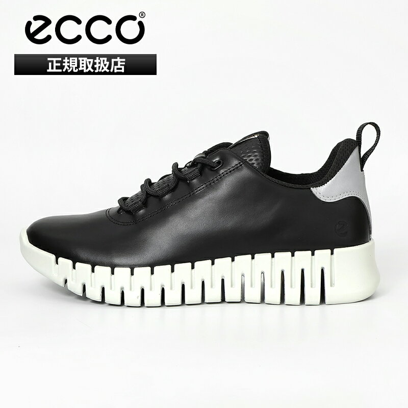 樂天商城 - 《最大38倍》エコー ECCO スニーカー レディース グルーヴ GRUUV W FLEXIBLE SOLE WOMEN レザー 靴 2026年春夏新作 2026SS ブラック 21820360719 BLK/L GRY | ブランド [正規取扱店]【ポイント2倍】