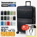 イノベーター innovator スーツケース 92L Lサイズ トップオープン キャリーケース 4輪 7泊 8泊 2年保証 各色 INV90 | ブランド [...