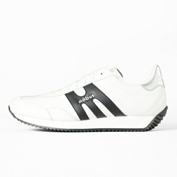 モーブス mobus スニーカー メンズ ヤン JAN ホワイト WHITE/BLACK 靴 日本製 2025SS MJ-2410-1020 01 | ブランド [正規取扱店]【ポイント10倍】