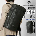 マイケルリンネル Michael Linnell バックパック A.R.M.S スクエアリュック アーミーコーティング メンズ レディース 31L 撥水 軽量 ...