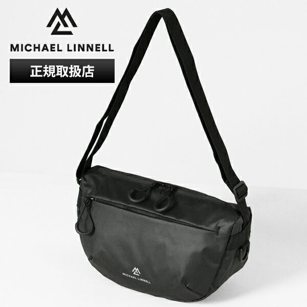 《ポイント10倍 | Wノベルティ》マイケルリンネル Michael Linnell ショルダーバッグ A.R.M.S ミニショルダー アーミーコーティング メンズ レディース 5L 撥水 軽量 ブラック MLAC-38 | ブランド [正規取扱店](4)