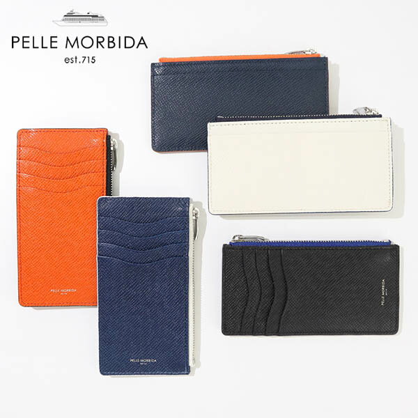 ペッレ モルビダ 革財布 メンズ 《ポイント10倍 | もれなく選べるWノベルティ》ペッレモルビダ PELLE MORBIDA 財布 新型 薄マチ ミニウォレット Barca バルカ メンズ バイカラー レザー 各色 PMO-BA324 | ブランド [正規取扱店]