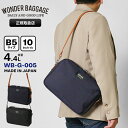 ワンダーバゲージ WONDER BAGGAGE ショルダーバッグ SHOULDER Mサイズ 4.4L メンズ レディース 日本製 各色 WB-G-005 | ...