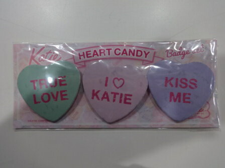 【中古】未使用品/Katie/BADGE　heart　candy　SET/ケイティ/2012031548