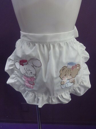 【中古】未使用品/axes　femme/Kawaii/mikkoコラボ刺繍エプロン/アクシーズファム/2608251739