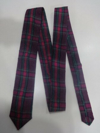 【中古】ALGONQUINS/チェックネクタイ/アルゴンキン/2503181802