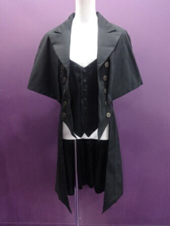 【中古】ATELIER　BOZ/メンズケープ付キャンベラノースリーブジャケット/アトリエボズ/2311031441