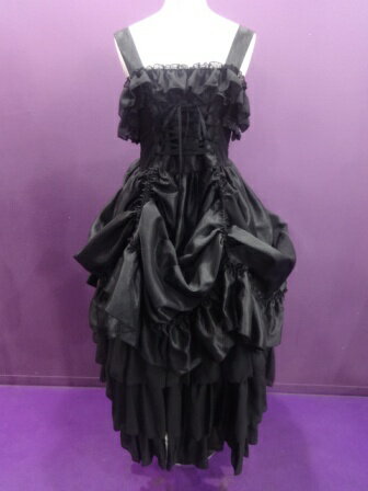 【中古】ATELIER−PIERROT/ロングバッスルジャンパースカート/アトリエピエロ/2403231550