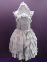 【中古】未使用品/metamorphose　temps　de　fille/[※プラスサイズ]Magical　moon　lightサイドフリルdress＋ヘッドドレス＋オーバーニーの3点セット/メタモルフォーゼタンドゥフィーユ/2401121733