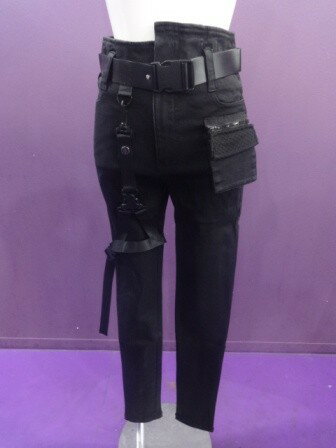 Rakuten - 【中古】未使用品/PUNK　RAVE/脱着ループデニムジーンズ※XSサイズ/パンクレイブ/2503011625