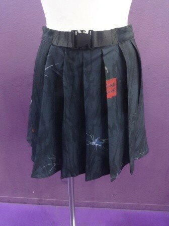 Rakuten - 【中古】未使用品/PUNK　RAVE/蜘蛛プリントプリーツスカート※XSサイズ/パンクレイブ/2503011657