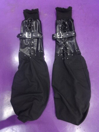 【中古】DimMoire/拘束編み上げニーハイウォーマー/ディムモアール/2608251214