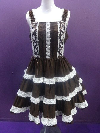 【中古】BABY，THE　STARS　SHINE　BRIGHT/ミルフィーユジャンパースカート/ベイビーザスターズシャインブライト/2512221540