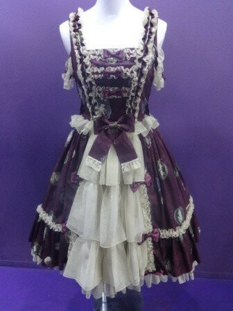 【中古】metamorphose　temps　de　fille/[通常サイズ]　Vintage　cameoチュールフリルリボンdress/メタモルフォーゼタンドゥフィーユ/2601131845