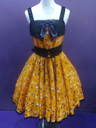 Rakuten - 【中古】metamorphose　temps　de　fille/[通常サイズ]　Sweet　Spooky　Nightサーキュラージャンパースカート/メタモルフォーゼタンドゥフィーユ/2601241719
