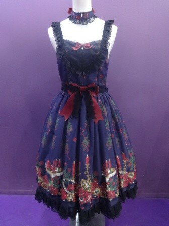 Rakuten - 【中古】metamorphose　temps　de　fille/[通常サイズ]Rosy　Gem～魅惑のりんご～ジャンパースカート＆チョーカー/メタモルフォーゼタンドゥフィーユ/2601291805