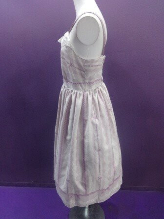 【中古】Melody　BasKet/レースミルフィーユジャンパースカート/メロディバスケット/2509231244