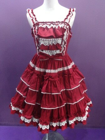 【中古】Angelic　Pretty/Prettyフリルジャンパースカート/アンジェリックプリティ/2512141755